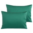 thumbnail image 1 of Ntbay 2 Pack Egyptian Cotton Toddler Pillowcases, Soft and Breathable Travel Pillow Covers with Envelope Closure, 13" x 18", Dark Green, 1 of 6