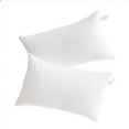 thumbnail image 1 of Ntbay 2 Pack Microfiber Soft Tiny Pillows, Machine Washable Travel Pillows, 11" x 7", White, 1 of 5