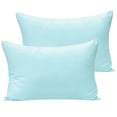 thumbnail image 1 of Ntbay 2 Pack Microfiber Toddler Pillowcases, Ultra Soft Travel Pillow Covers with Envelope Closure, 14" x 20", Aqua Blue, 1 of 6