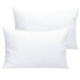 thumbnail image 1 of Ntbay 2 Pack Microfiber Toddler Pillowcases, Ultra Soft Travel Pillow Covers with Envelope Closure, 14" x 20", White, 1 of 6