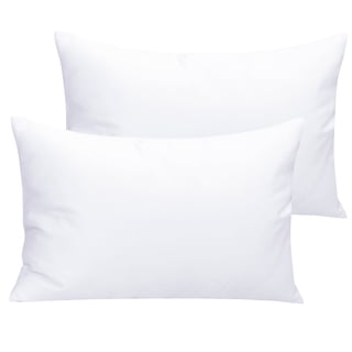 Ntbay 2 Pack Microfiber Toddler Pillowcases, Ultra Soft Travel Pillow Covers with Envelope Closure, 14" x 20", White
