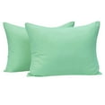 thumbnail image 1 of Ntbay 2 Pack Microfiber Toddler Pillowcases, Ultra Soft Travel Pillow Covers with Zipper Closure, 13" x 18", Mint Green, 1 of 6