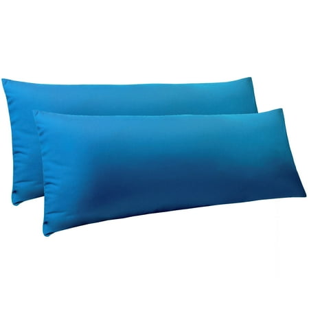 Ntbay 2 Pack Microfiber Ultra Soft Body Pillowcase with Envelope Closure, Wrinkle, Stain Resistant Body Pillow Cover, 20" x 54", Royal Blue (Not Include Body Pillow)