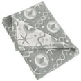 thumbnail image 1 of Ntbay 3 Layer Toddler Blanket, Muslin Cotton Jacquard Bed Blankets, Lightweight Thermal Baby Blanket, Super Soft and Warm Crib Blanket for All Seasons, Decoration Gift, 30"x40", Gray Starfish, 1 of 5