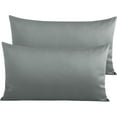 thumbnail image 1 of Ntbay 500 Thread Count Egyptian Cotton King Pillowcases Set of 2, Ultra Soft and Breathable Pillow Cases with Envelope Closure, 20x36 inches, Dark Gray, 1 of 6