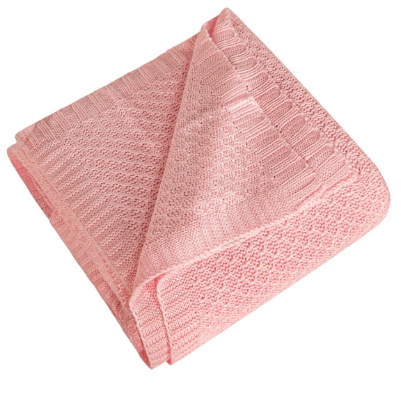 Ntbay Cooling Bamboo Throw Blanket, Breathable Lightweight Bed Blanket for Hot Sleepers, 51" x 67", Light Pink