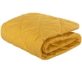 thumbnail image 1 of Ultra Soft Microfiber Toddler Comforter - Down Alternative Lightweight Crib Quilted Blanket, 39" x 47", Yellow, Ntbay, 1 of 5