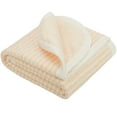 thumbnail image 1 of Ntbay Jersey Cotton Quilted Toddler Blanket, Breathable and Warm Baby Blanket for Boys and Girls, 30" x 40", Yellow Wave, 1 of 4