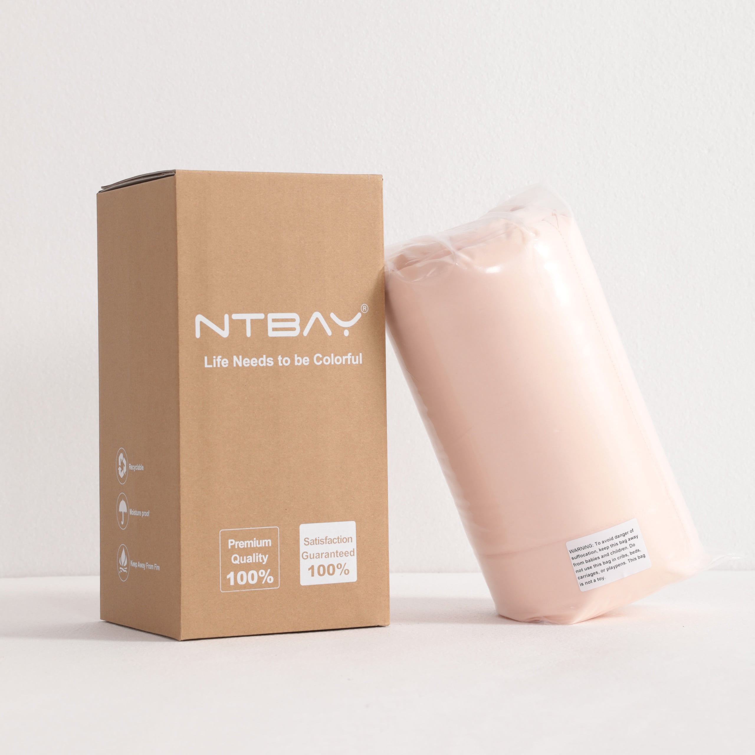 Ntbay King Size Cooling Comforter for Hot Sleepers, Breathable Double-Sided Cooling Blanket, 104" x 90", Coral Pink