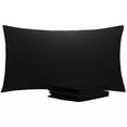 thumbnail image 1 of Ntbay Microfiber Pillowcase set - 2 Pack - Envelope Closure Pillow Cases - King - Black, 1 of 5