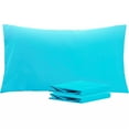 thumbnail image 1 of Ntbay Microfiber Pillowcase set - 2 Pack - Envelope Closure Pillow Cases - King - Blue, 1 of 5