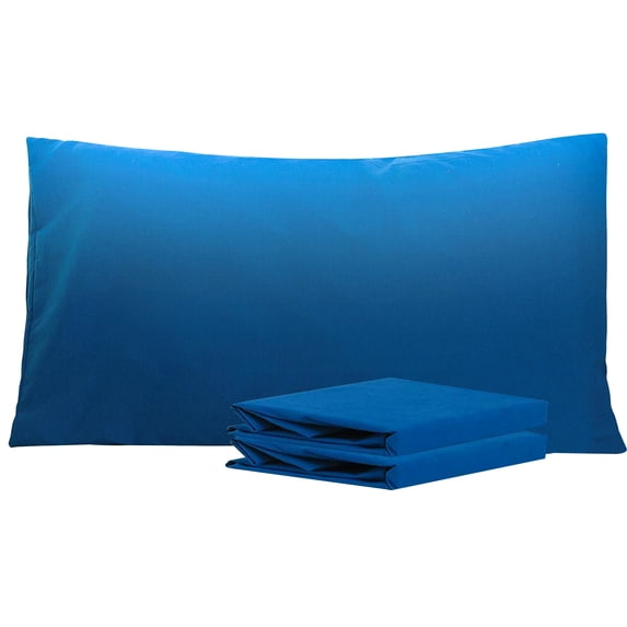 Ntbay Microfiber Pillowcase set - 2 Pack - Envelope Closure Pillow Cases - King - Royal Blue
