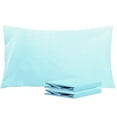 thumbnail image 1 of Ntbay Microfiber Pillowcase set - 2 Pack - Envelope Closure Pillow Cases - Queen - Aqua Blue, 1 of 5