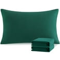 thumbnail image 1 of Ntbay Microfiber Pillowcase set - 2 Pack - Envelope Closure Pillow Cases - Standard - Dark Green, 1 of 4