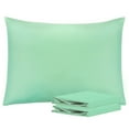 thumbnail image 1 of Ntbay Microfiber Pillowcase set - 2 Pack - Envelope Closure Pillow Cases - Standard - Mint Green, 1 of 5