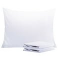 thumbnail image 1 of Ntbay Microfiber Pillowcase set - 2 Pack - Envelope Closure Pillow Cases - Standard - White, 1 of 5