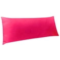 thumbnail image 1 of Ntbay Microfiber Ultra Soft Body Pillowcase with Envelope Closure, Wrinkle, Stain Resistant Body Pillow Cover, 20" x 54", Magenta (Not Include Body Pillow), 1 of 5