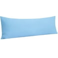 thumbnail image 1 of Ntbay Microfiber Ultra Soft Body Pillowcase with Envelope Closure, Wrinkle, Stain Resistant Body Pillow Cover, 20" x 54", Sky Blue (Not Include Body Pillow), 1 of 5