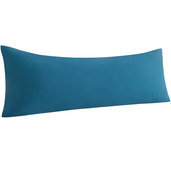 Ntbay Microfiber Ultra Soft Body Pillowcase with Envelope Closure, Wrinkle, Stain Resistant Body Pillow Cover, 20" x 54", Slate Blue (Not Include Body Pillow)