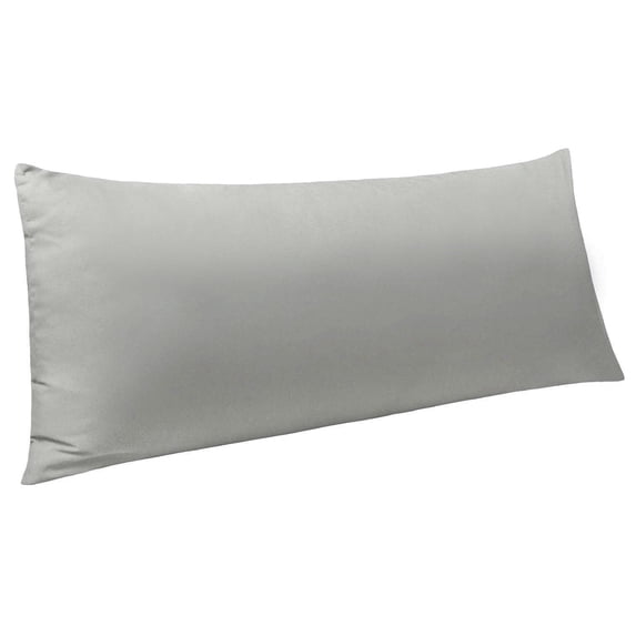 Ntbay Microfiber Ultra Soft Body Pillowcase with Envelope Closure, Wrinkle, Stain Resistant Body Pillow Cover, 20" x 54", Smoke Gray (Not Include Body Pillow)