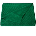 thumbnail image 1 of Ntbay Natural Bamboo Cable Knit Toddler Blanket, Soft and Cooling Touch Baby Blanket, 30" x 40", Green, 1 of 5