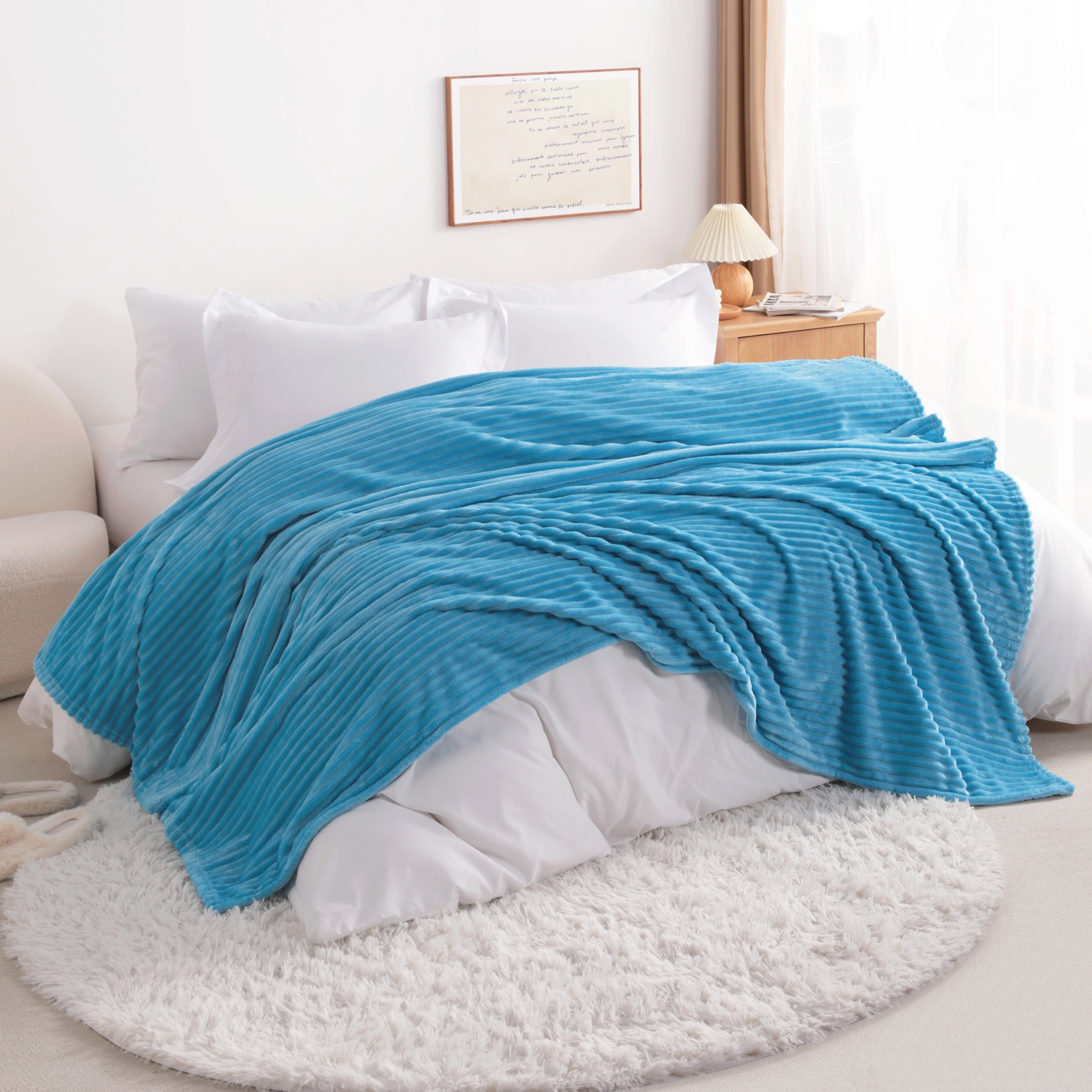 Light Weight Bunk Bed Flannel Fleece Blanket main image 1