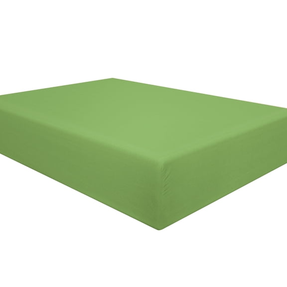 Ntbay Premium 1800 Series Microfiber Full Fitted Sheet with Deep Pocket, Ultra Soft and Breathable Fitted Bed Sheet, 54x75 inches, Sage Green