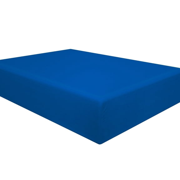 Ntbay Premium 1800 Series Microfiber Twin Fitted Sheet with Deep Pocket, Ultra Soft and Breathable Fitted Bed Sheet, 39x75 inches, Royal Blue