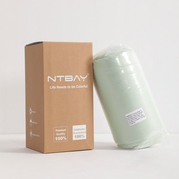 Ntbay Twin Size Cooling Comforter for Hot Sleepers, Breathable Double-Sided Cooling Blanket, 68" x 90", Mint Green