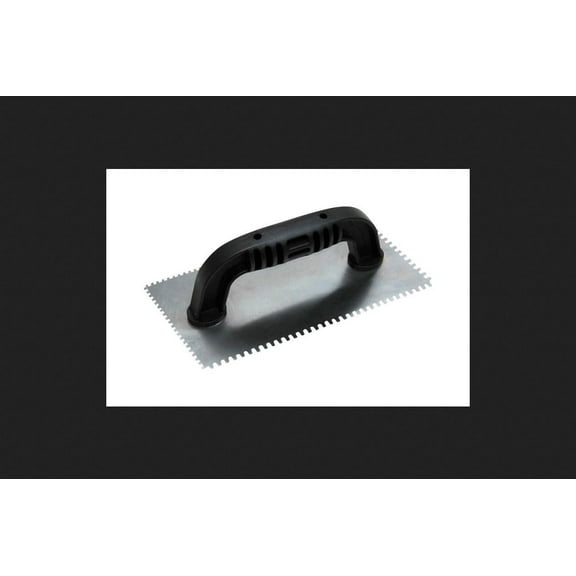 Marshalltown Notched Trowel - 1/16 In Sq, 1/16 X 1/32 X 1/16 U - Black