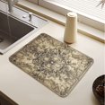 thumbnail image 1 of Ntricate Details Pattern Drying Mat Diatomaceous Earth Super Absorbent Slip Rubber Sole Heat Resistant 230 Degrees Fahrenheit 23.6×19.7in, 1 of 11