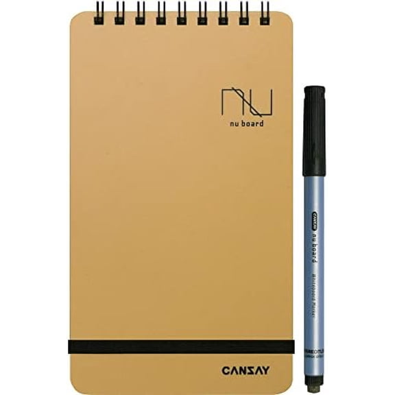 Nu Board Pocket Size ( 4.5 x 7.2 inch ) International Edition NGSHFM0Y08 Whiteboard Notebook - Dry Erase Notebook - Mini Size Reusable Notebook