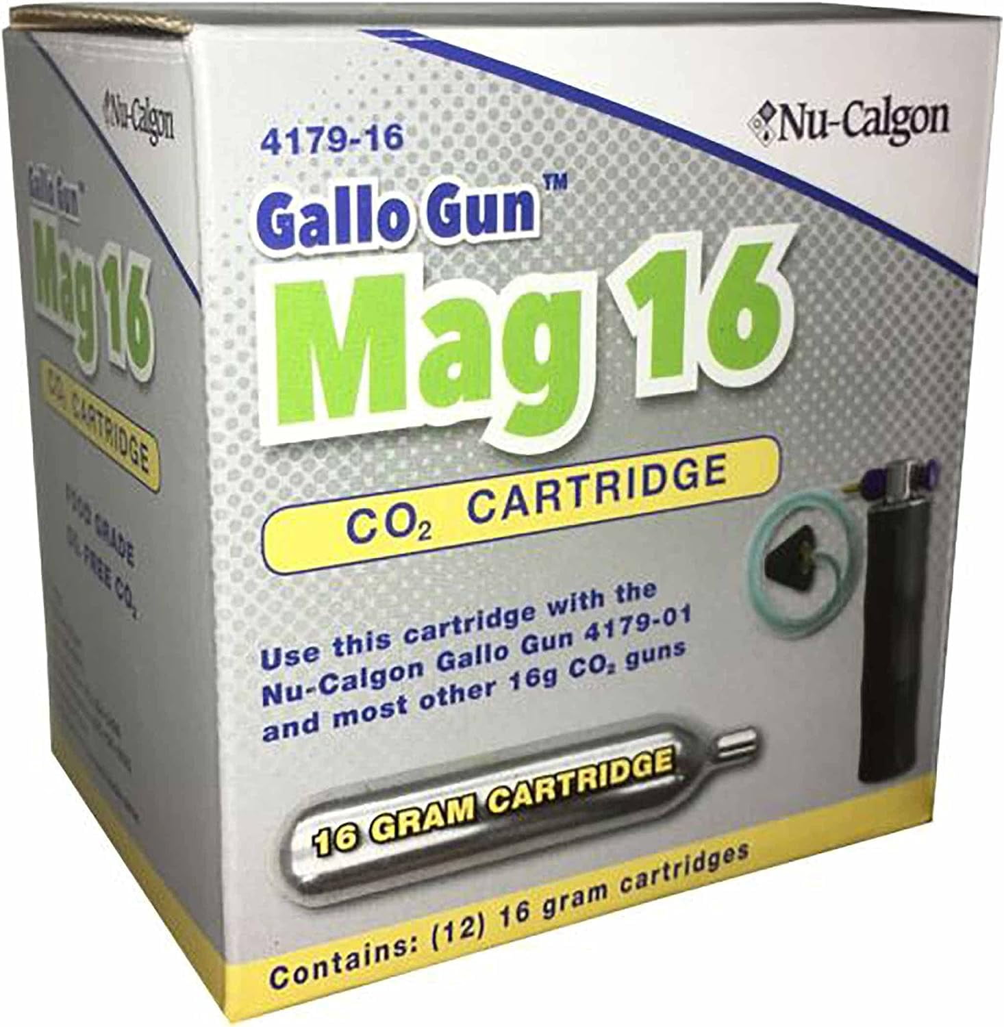 CO2 Cartridges 16 grams ea., Box of 6