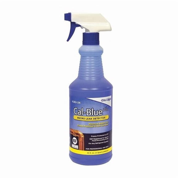 Nu-Calgon 4182-24 Cal-Blue Plus Gas Micro Leak Detector 1 Quarter Spray Bottle