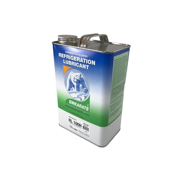 Nu-Calgon 4317-46 Emkarate RL100H Polyol Ester Refrigeration Lubricant, 1 Gallon, 500 SUS Viscosity CA3