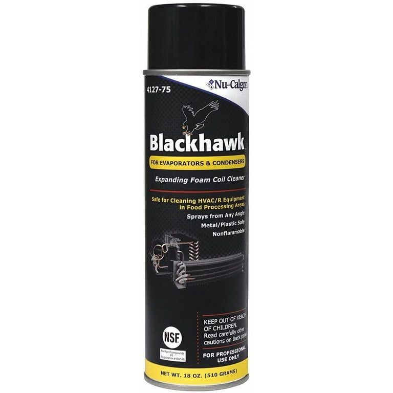 Nu Calgon Aerosol Blackhawk 18 oz Evaporator and Condenser Coil Cleaner