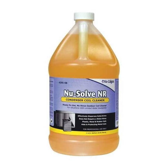 Nu-Calgon Condenser Coil Cleaner,1 gal.,Orange 4295-08