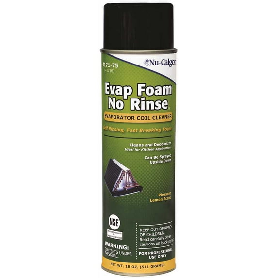 Nu-Calgon Evap Foam No Rinse, Aerosol (Single)