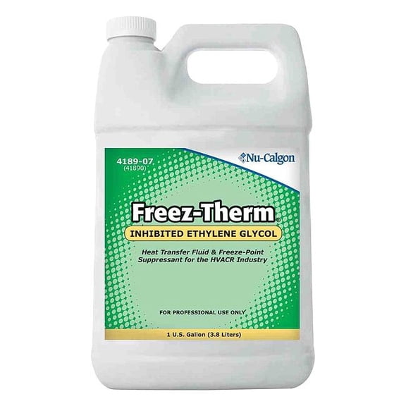 Nu-Calgon Freeze Protectant, Blue, 1 gal, Bottle 4189-07