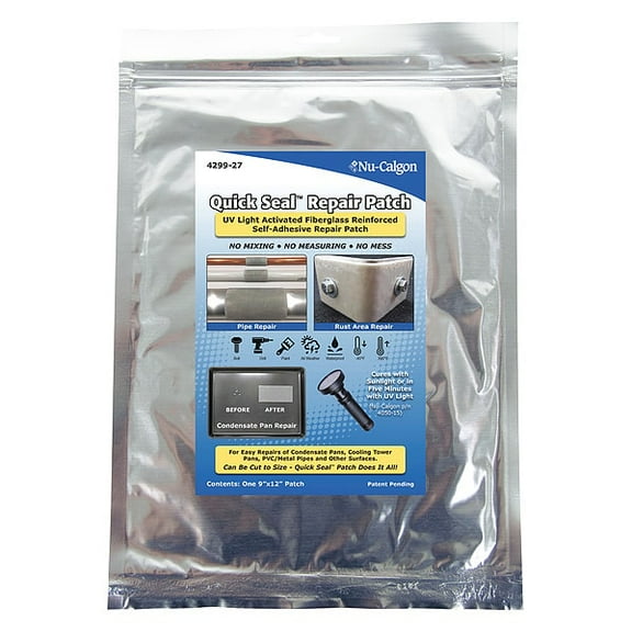 Nu-Calgon HVAC Instant Patch Repair,12" L x 9" W 4299-27