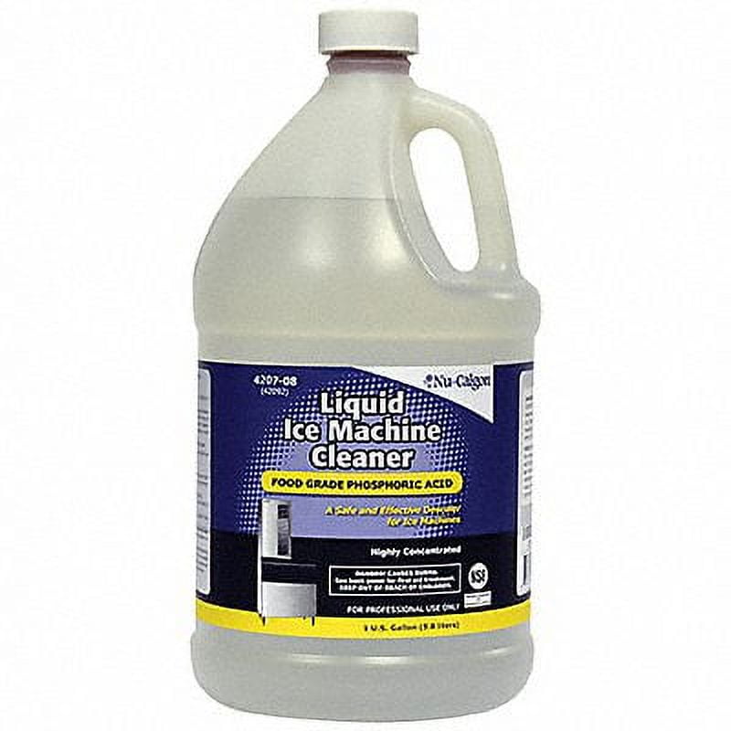 NuCalgon Ice Machine Cleaner,1 gal.,Clear,Liquid 420708