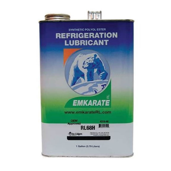 Nu-Calgon Synthetic Oil, 1 gal, Can, Yellow 4316-46