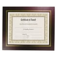 thumbnail image 1 of Nu-Dell Flat Leatherette Document Frames, 1 / Pack, Burgundy, 1 of 5