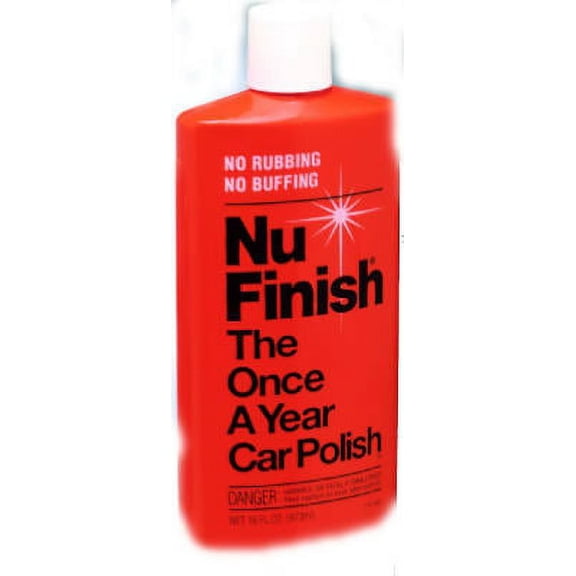 Nu Finish 16 OZ Liquid Car Polish Once A Year Polish, Each