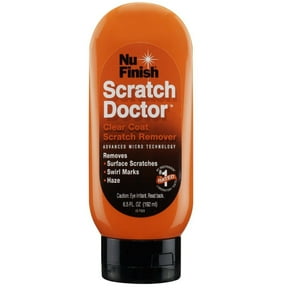 Nu Finish Liquid Rubbing Compound Scratch Doctor - Universal Automotive Cleaner - 6.5 oz