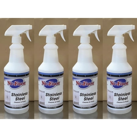 Nu-Foam 32oz Stainless Steel Cleaner Pack of 4