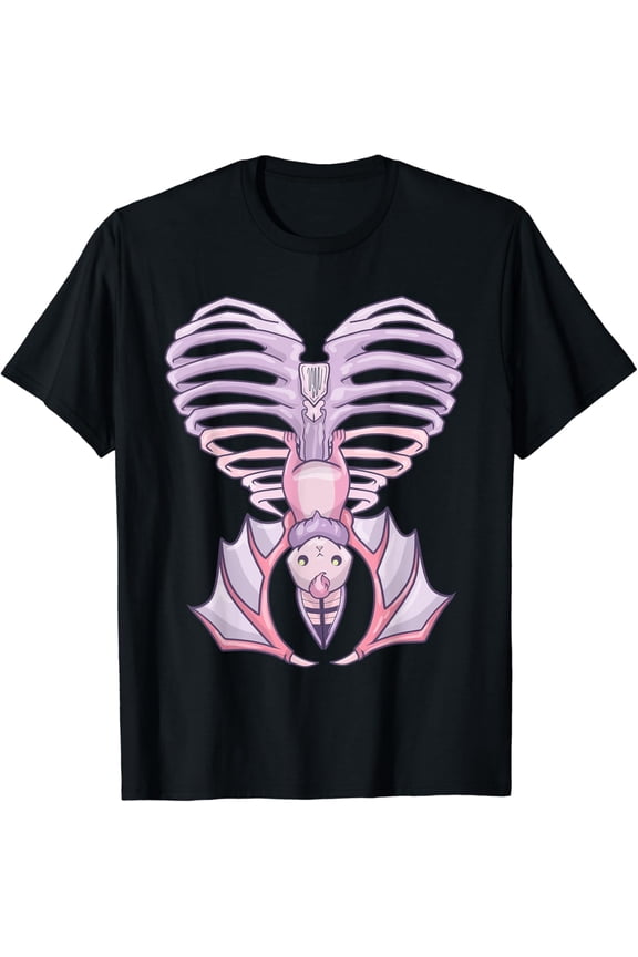 Nu Goth, Pastel Goth Aesthetic, Witchy Creepy Cute Bat T-Shirt