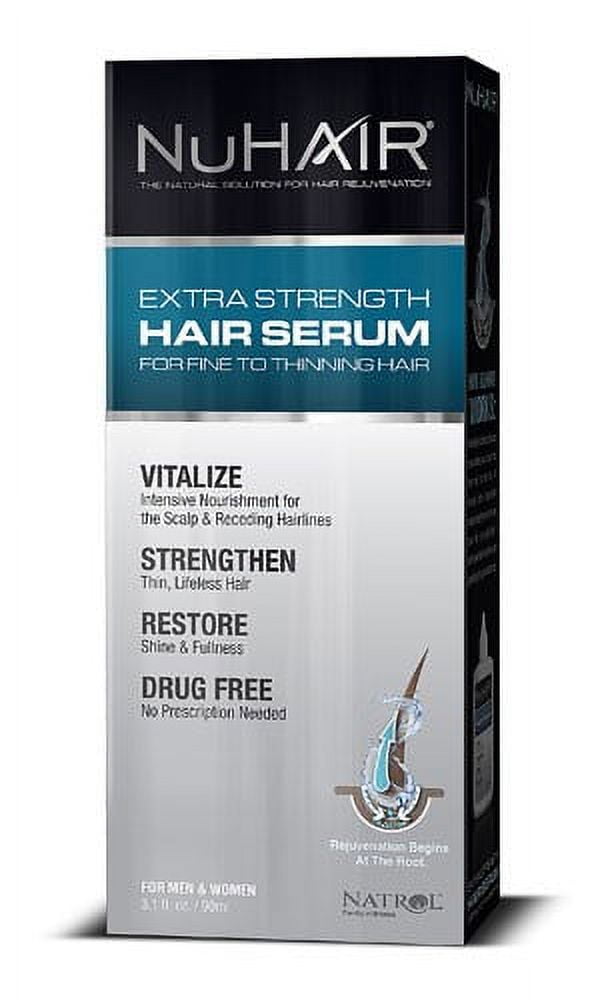 NuHair Extra Strength Thinning Hair Serum For Men and Women 3.1Ounce Walmart