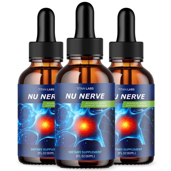 Nu Nerve Advanced Formula Drops Supporting Your Active Lifesyle Naturally NuNerve 90 Servings