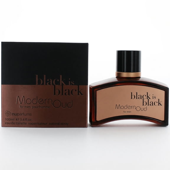 Black is Black Modern Oud by Nuparfums for Men - 3.4 oz EDT Spray